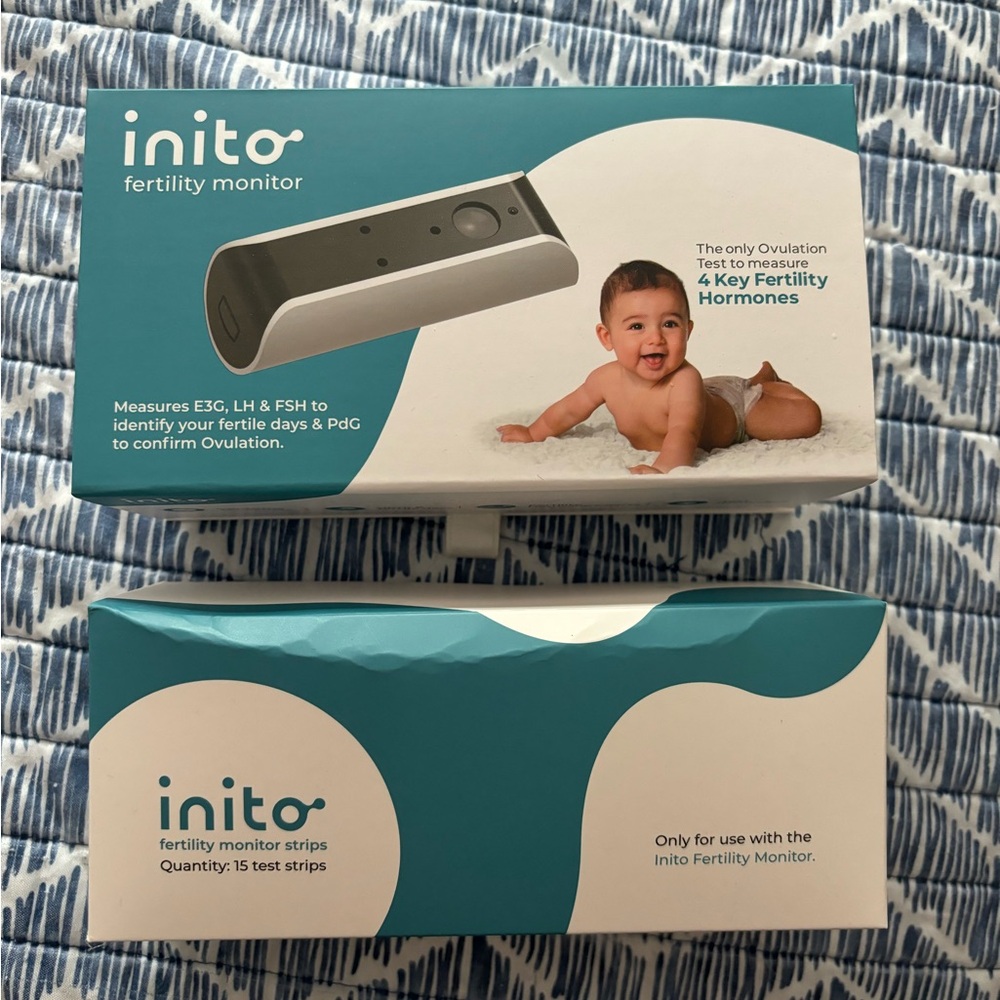 INITO fertility monitor for iphone15 and test strips